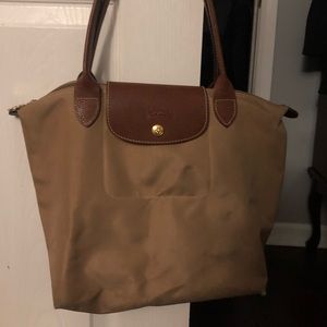 Tan Long Champ Bag